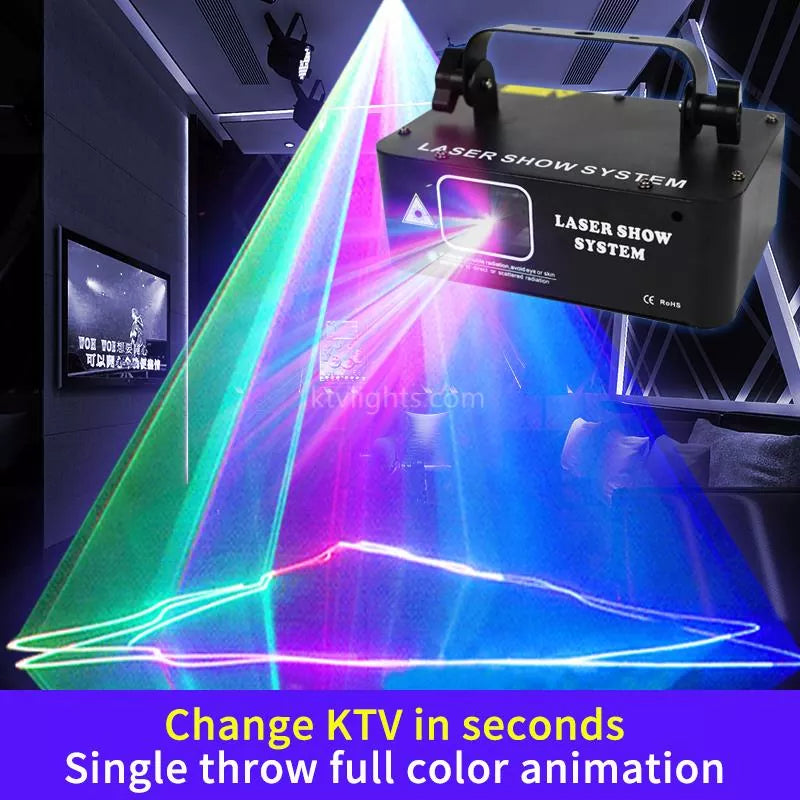 RGB Line Scanning Laser Light - Single Hole Design by Blayn