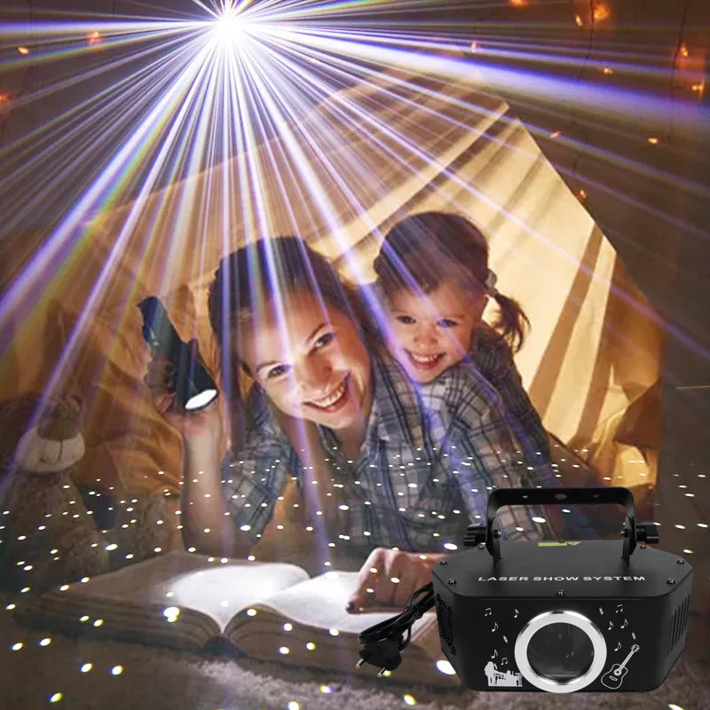 Snowflake Starry Sky Laser Light Projector by Blayn