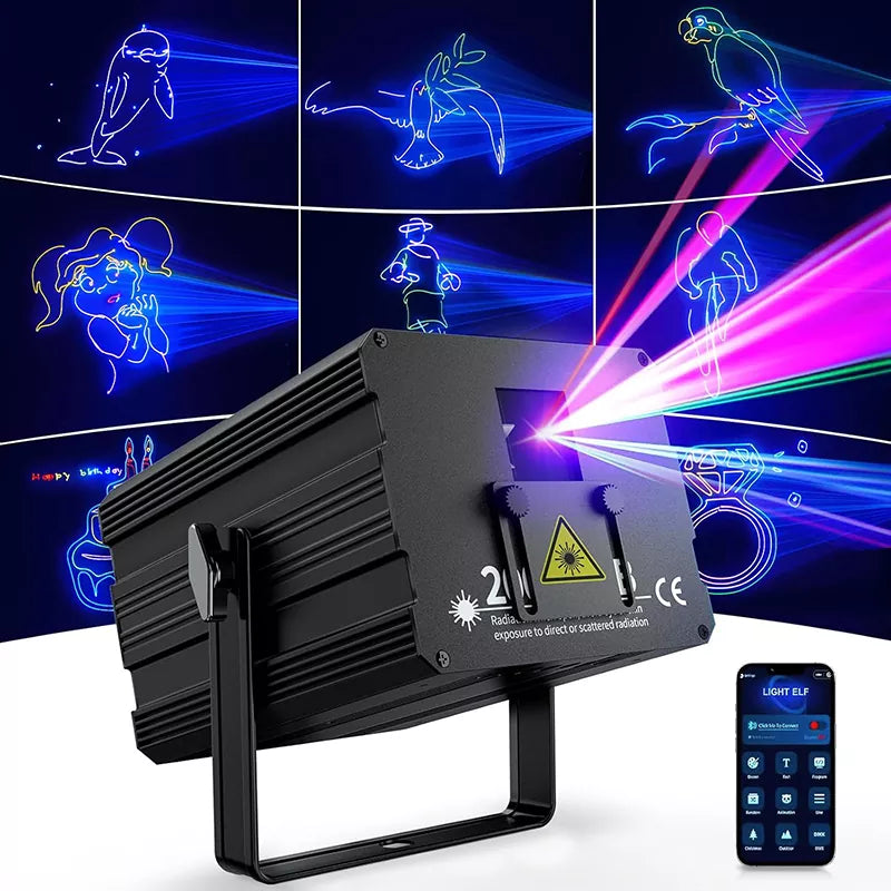 LaserOS IP65 Animation Laser Light-A3 for iOS/Android App Control by Blayn