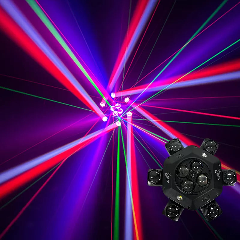 Bumblebee 150W Six-Arm Bee Eye Stage Light - E3 by Blayn