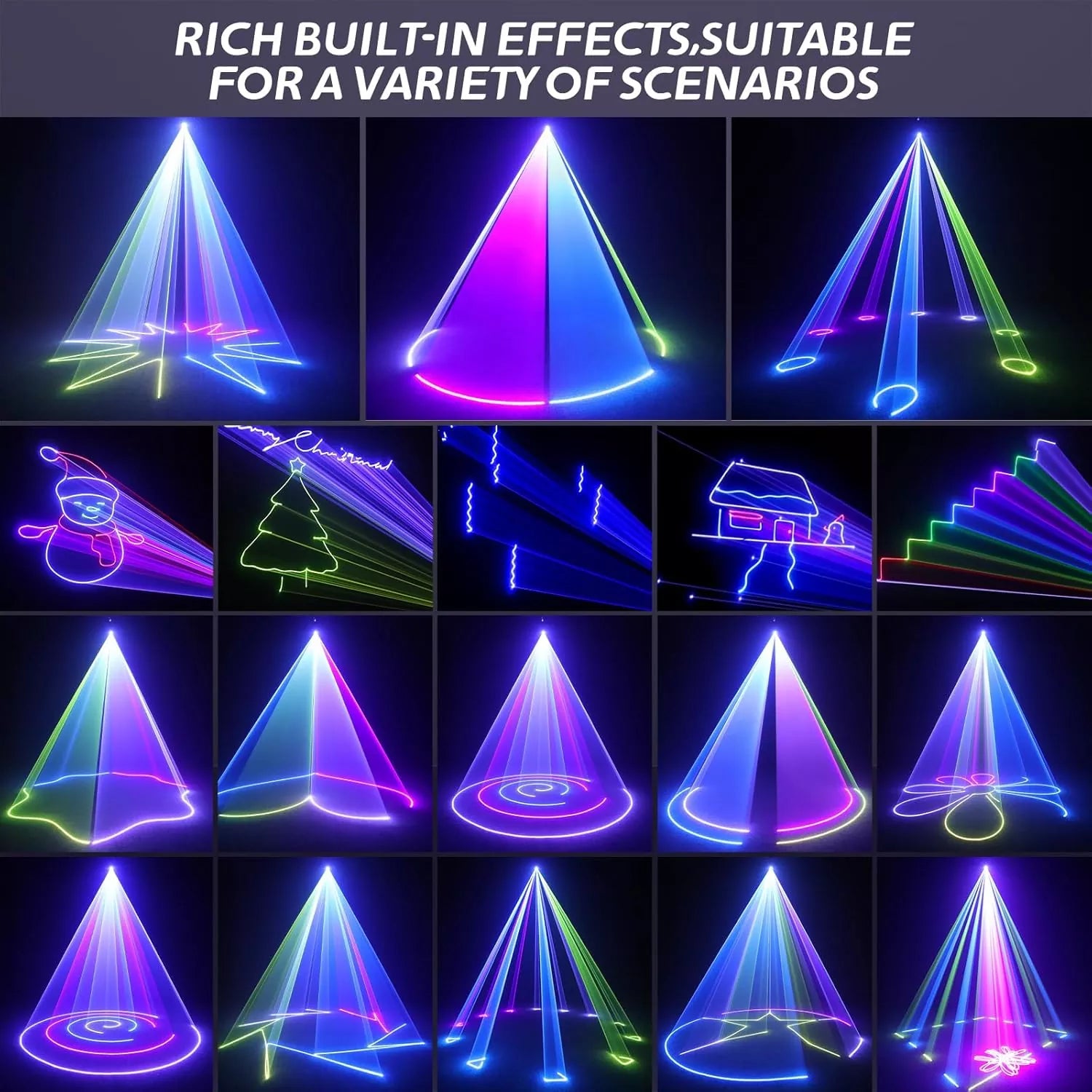 LaserOS IP65 Animation Laser Light-A3 for iOS/Android App Control by Blayn
