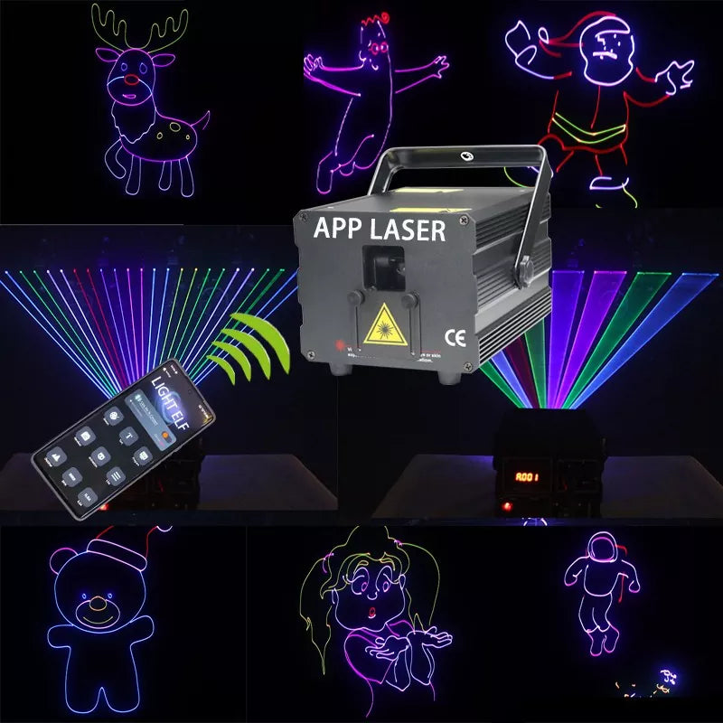 LaserOS IP65 Animation Laser Light-A3 for iOS/Android App Control by Blayn