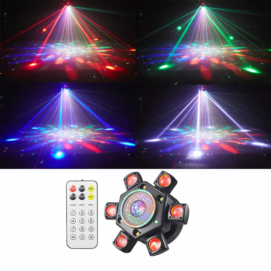 Mirage 2025 Six-Arm Moving Head Light with Mirror Effect by Blayn