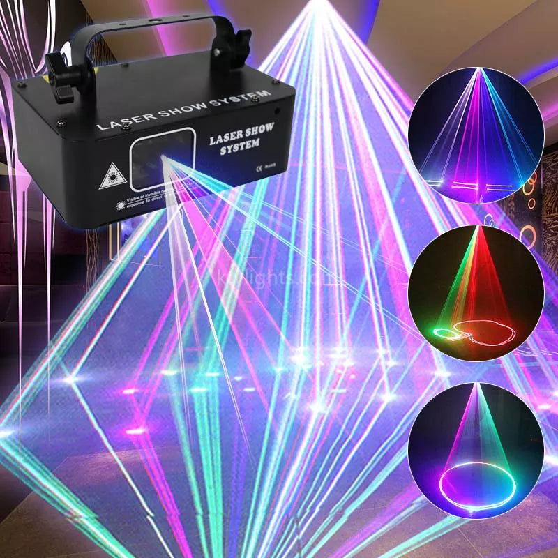 RGB Line Scanning Laser Light - Single Hole Design by Blayn