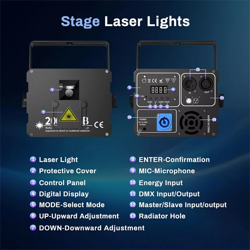 LaserOS IP65 Animation Laser Light-A3 for iOS/Android App Control by Blayn
